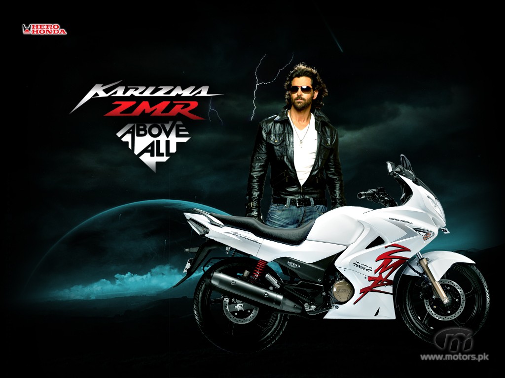 hero honda karizma with hrithik roshan